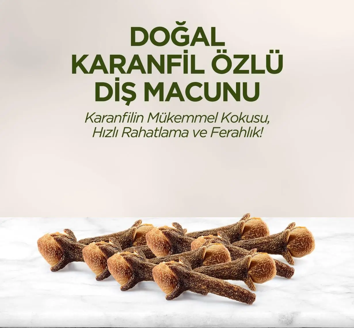 Doğal Karanfil Özlü Diş Macunu 90 ml