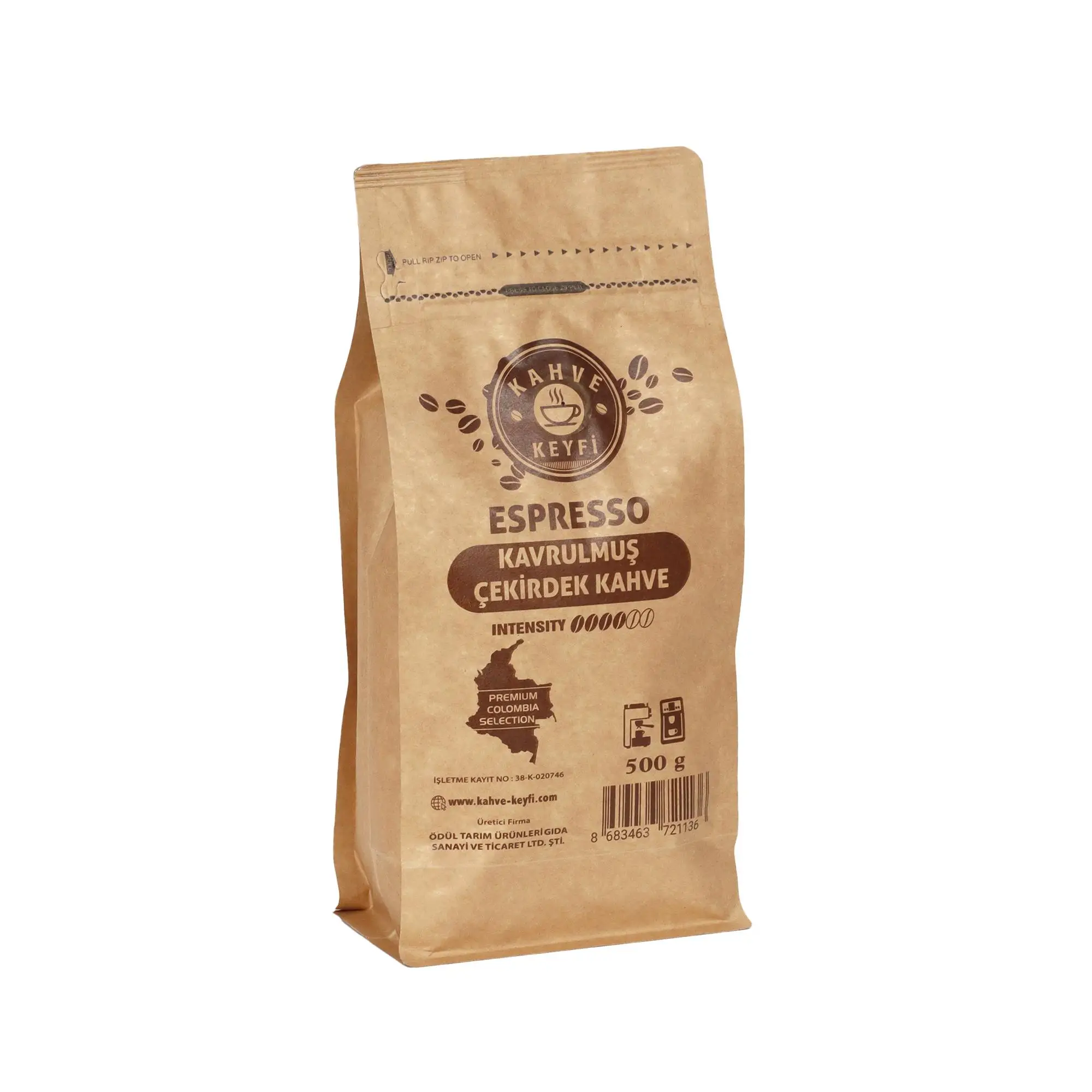 Espresso - Kavrulmuş Çekirdek Kahve 500 gr.