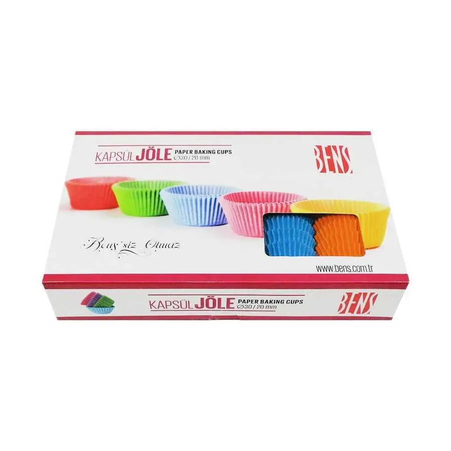 Jöle Renkli Kapsül 30x20 mm - 1000 Adet