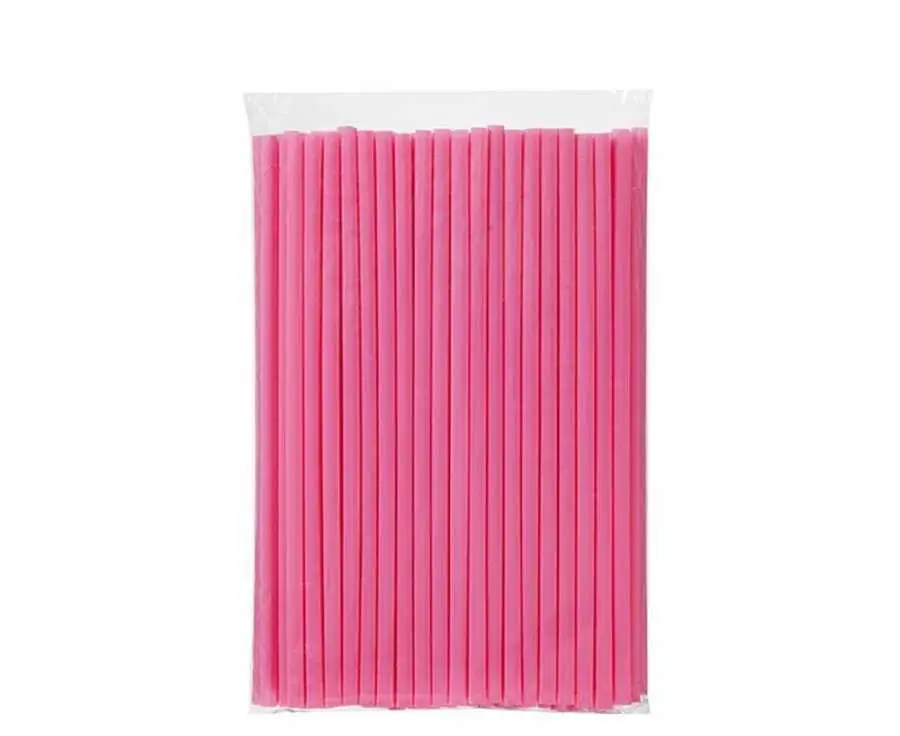 Plastik Frozen Pipet Pembe - 100 Adet