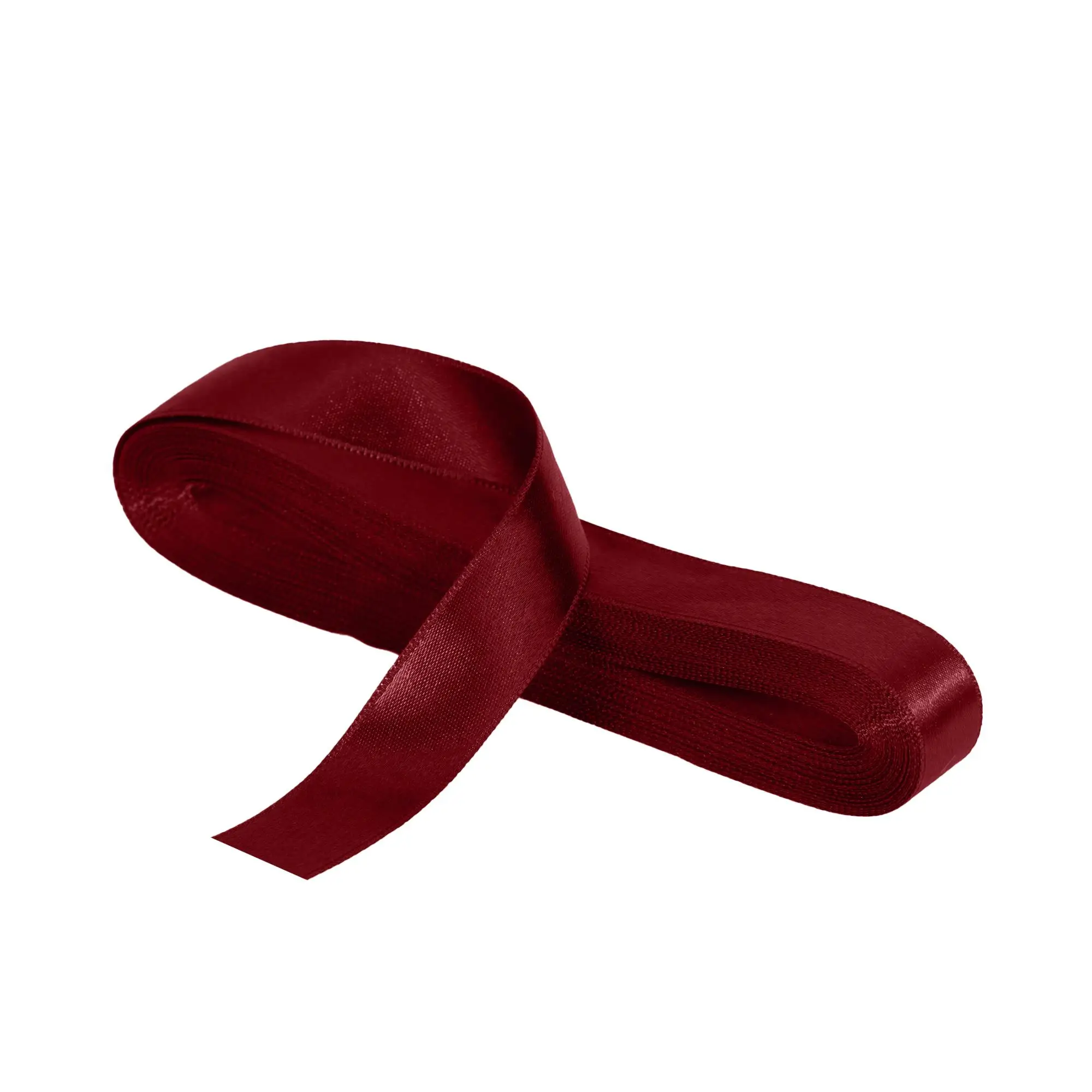 Saten Bordo Kurdele 20 mm - 10 mt